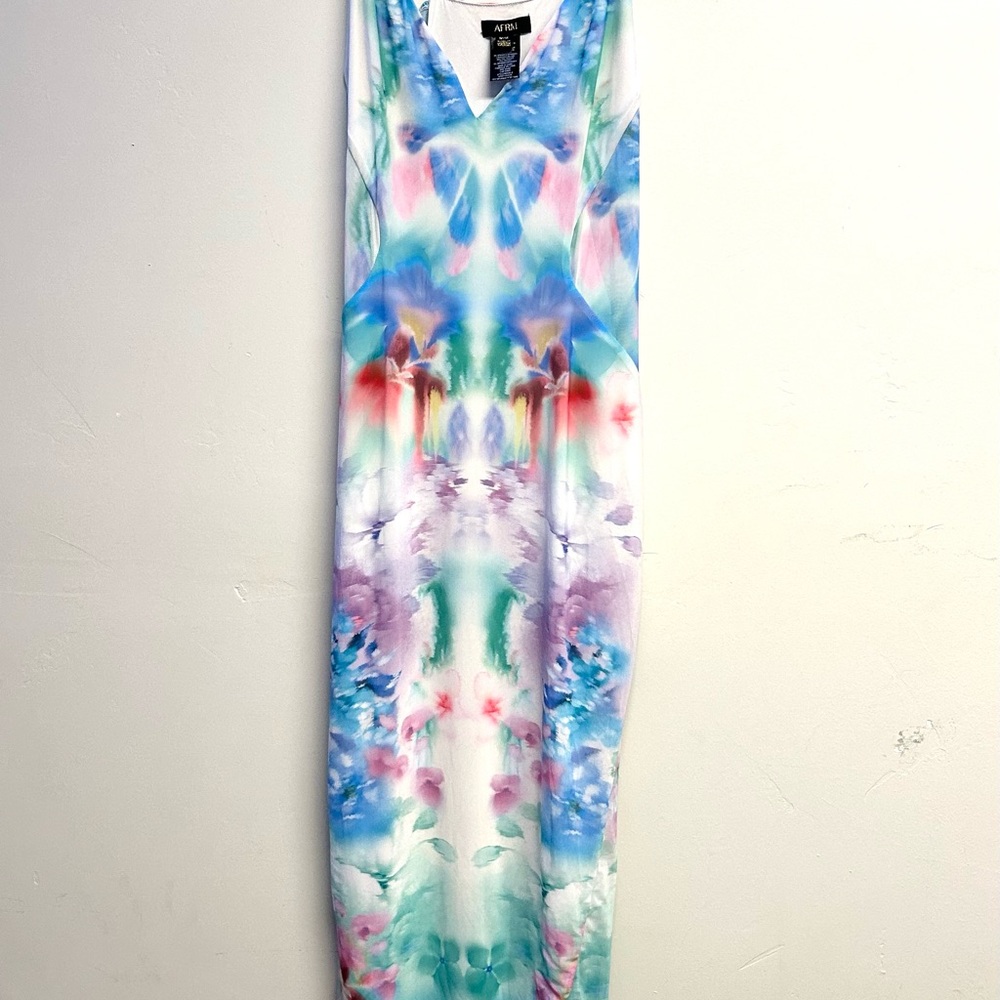 AFRM Multicolor Tie-Dye Dress